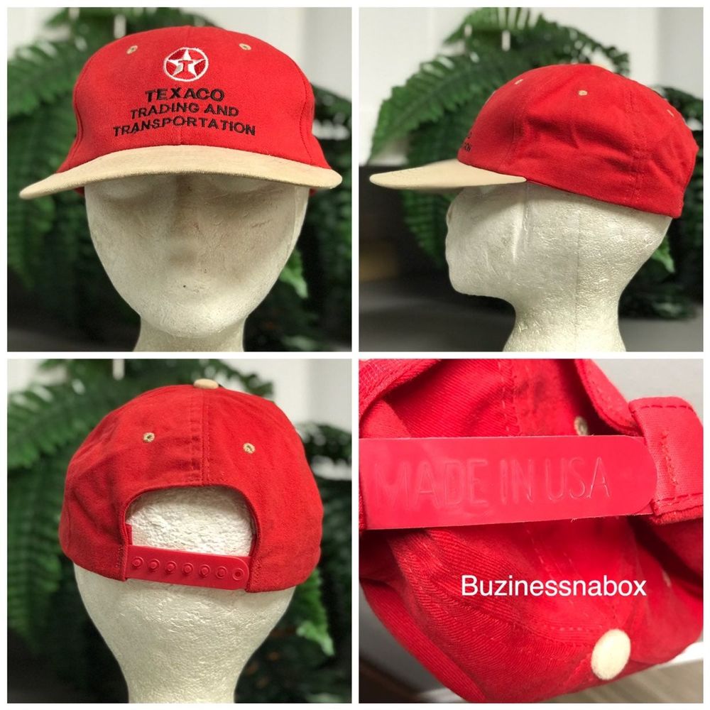 Vtg Texaco Trading Transportation Hat